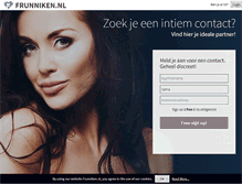 Tablet Screenshot of frunniken.nl